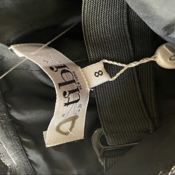 Tibi Black and Silver Velvet Dress - Picture 6 of 8